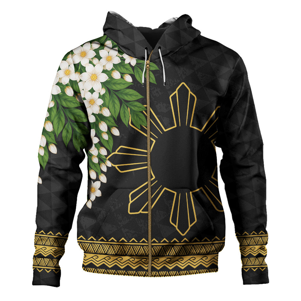 Philippines Filipinos Hoodie Sampaguita Sunshine Bloom Style