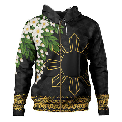 Philippines Filipinos Hoodie Sampaguita Sunshine Bloom Style