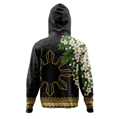 Philippines Filipinos Hoodie Sampaguita Sunshine Bloom Style
