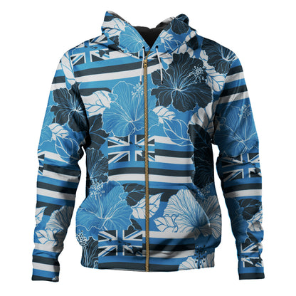 Hawaii Hoodie Hibiscus Flag Map Island Pride