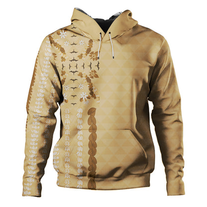 Hawaii Hoodie Lei Flower Island Elegance