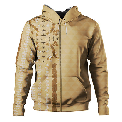 Hawaii Hoodie Lei Flower Island Elegance
