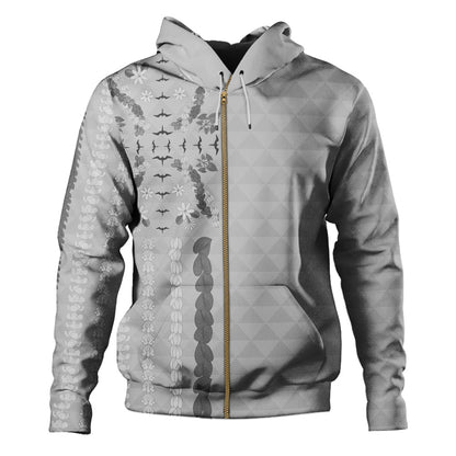 Hawaii Hoodie Lei Flower Island Elegance