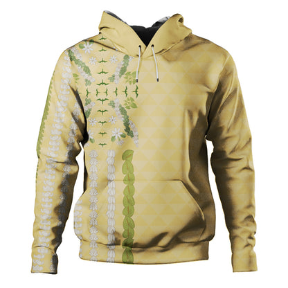 Hawaii Hoodie Lei Flower Island Elegance