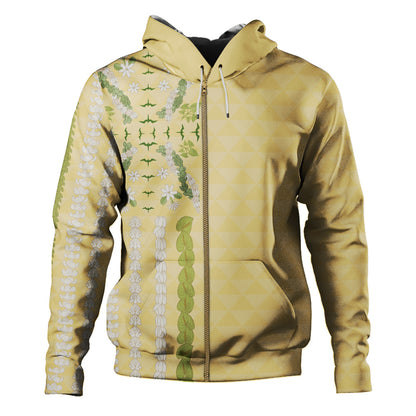 Hawaii Hoodie Lei Flower Island Elegance