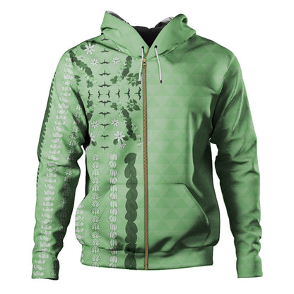 Hawaii Hoodie Lei Flower Island Elegance
