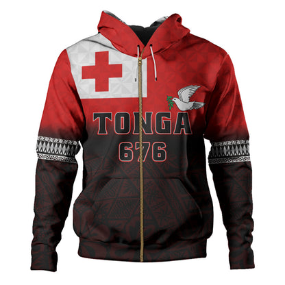 Tonga Hoodie Kingdom Crest 676 Island Pride