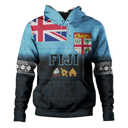 Fiji Hoodie 679 Island Crest Tribal Pride
