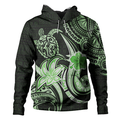 Hawaii Hoodie Honu Turtle Hibiscus Tribal Legacy
