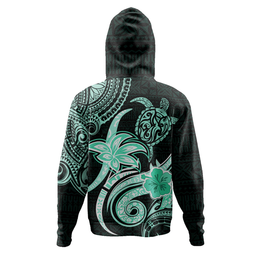 Hawaii Hoodie Honu Turtle Hibiscus Tribal Legacy