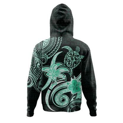 Hawaii Hoodie Honu Turtle Hibiscus Tribal Legacy