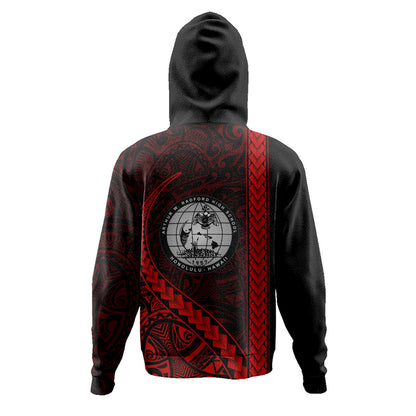 Admiral Arthur W. Radford High School Hoodie Tribal Polynesian Pride Style