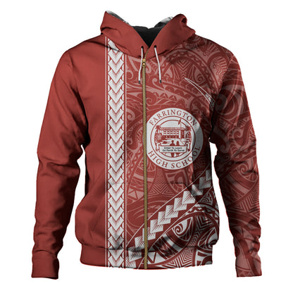Farrington High School Hoodie Tribal Polynesian Pride Style