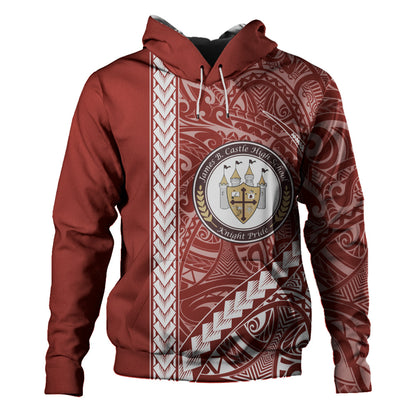 James B. Castle High School Hoodie Tribal Polynesian Pride Style