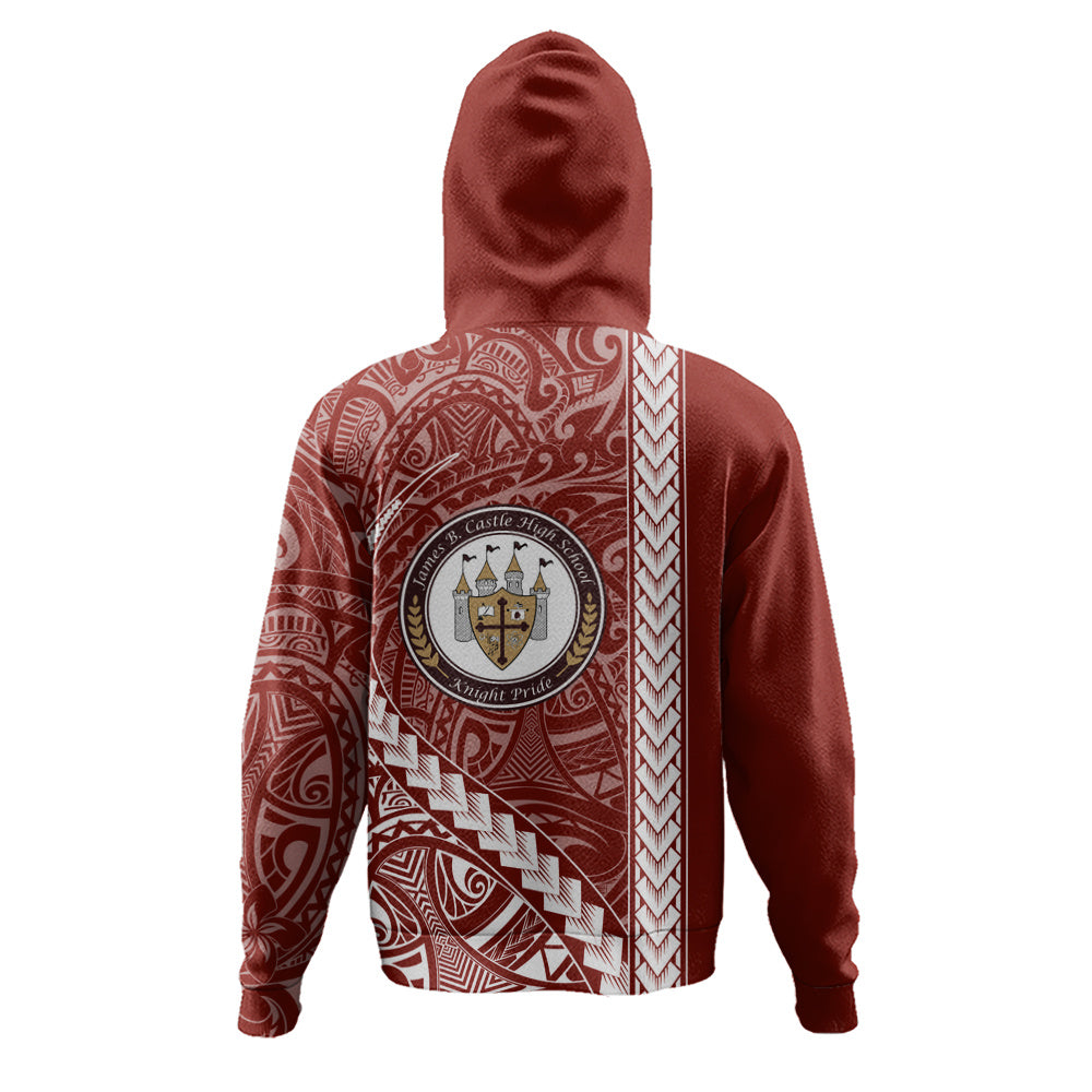James B. Castle High School Hoodie Tribal Polynesian Pride Style