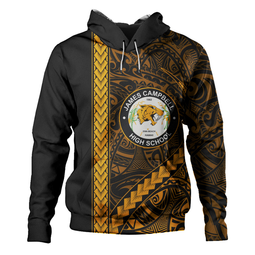 James Campbell High School Hoodie Tribal Polynesian Pride Style