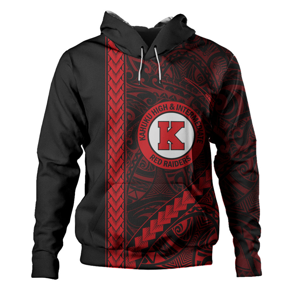 Kahuku High & Intermediate School Hoodie Tribal Polynesian Pride Style