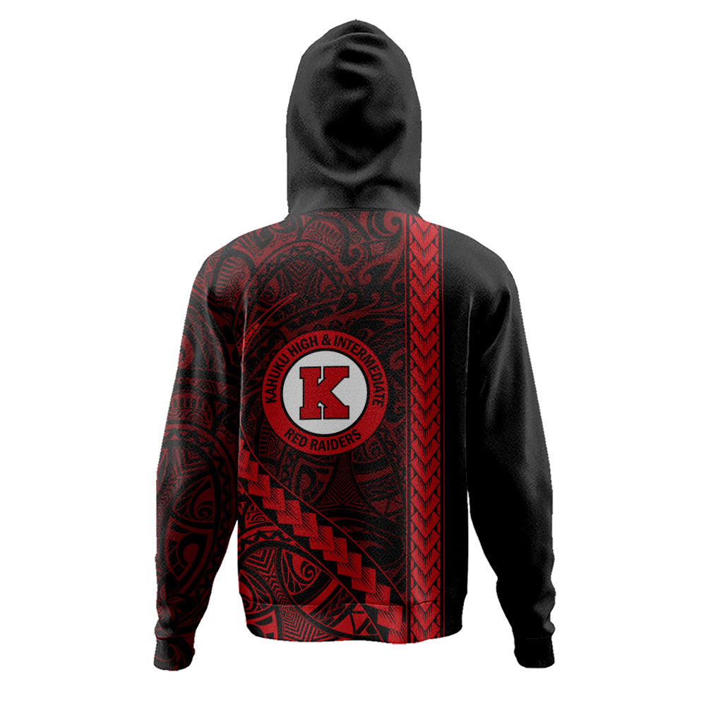 Kahuku High & Intermediate School Hoodie Tribal Polynesian Pride Style