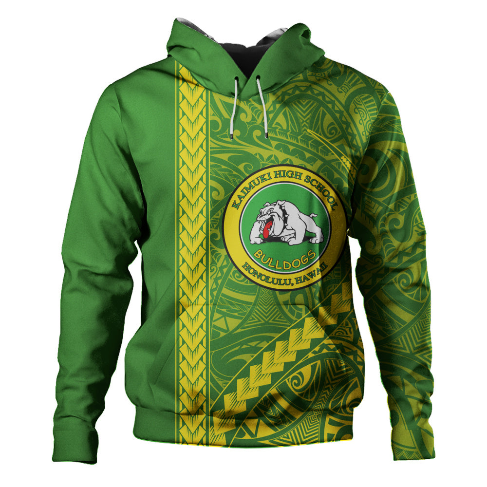 Kaimuki High School Hoodie Tribal Polynesian Pride Style
