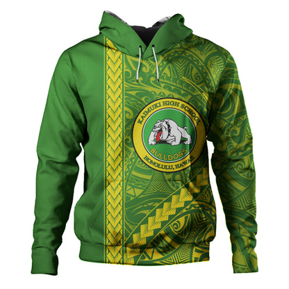 Kaimuki High School Hoodie Tribal Polynesian Pride Style