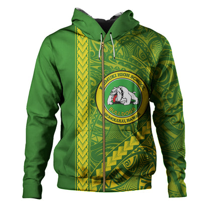 Kaimuki High School Hoodie Tribal Polynesian Pride Style