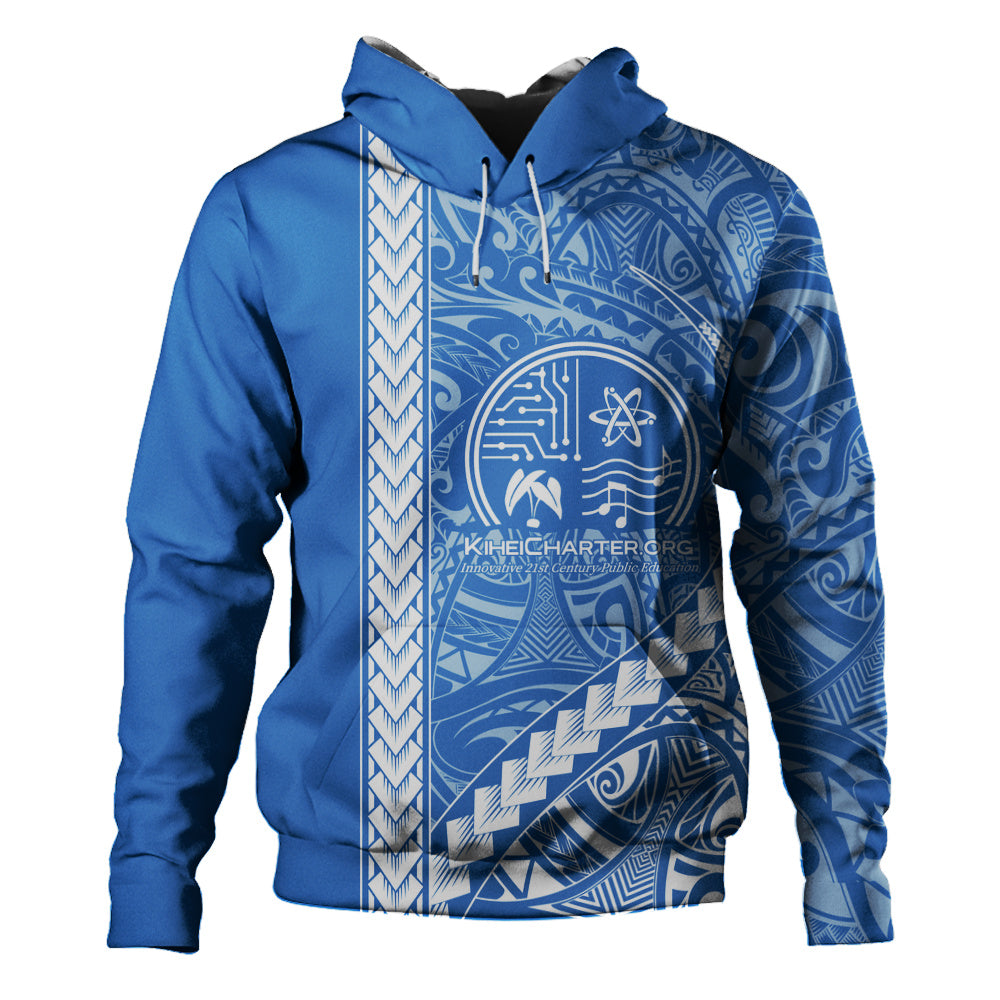 Kihei Charter School Hoodie Tribal Polynesian Pride Style