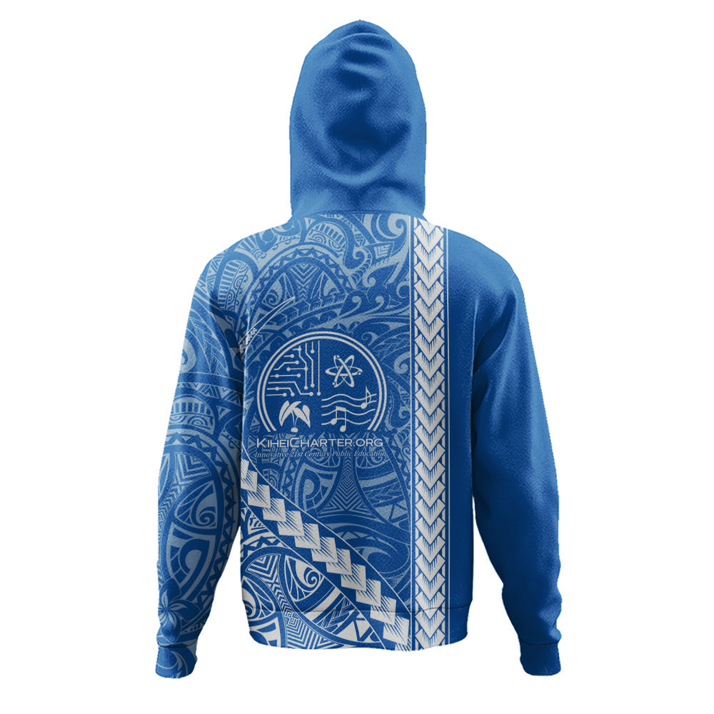 Kihei Charter School Hoodie Tribal Polynesian Pride Style