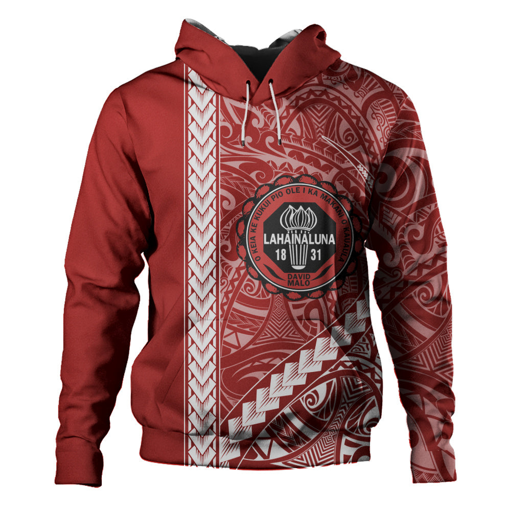 Lahainaluna High School Hoodie Tribal Polynesian Pride Style