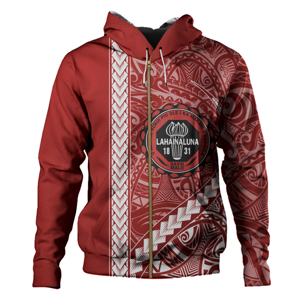 Lahainaluna High School Hoodie Tribal Polynesian Pride Style