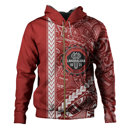 Lahainaluna High School Hoodie Tribal Polynesian Pride Style
