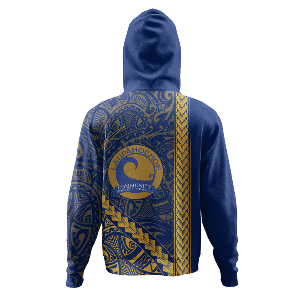 Laupāhoehoe Community Public Charter School Hoodie Tribal Polynesian Pride Style