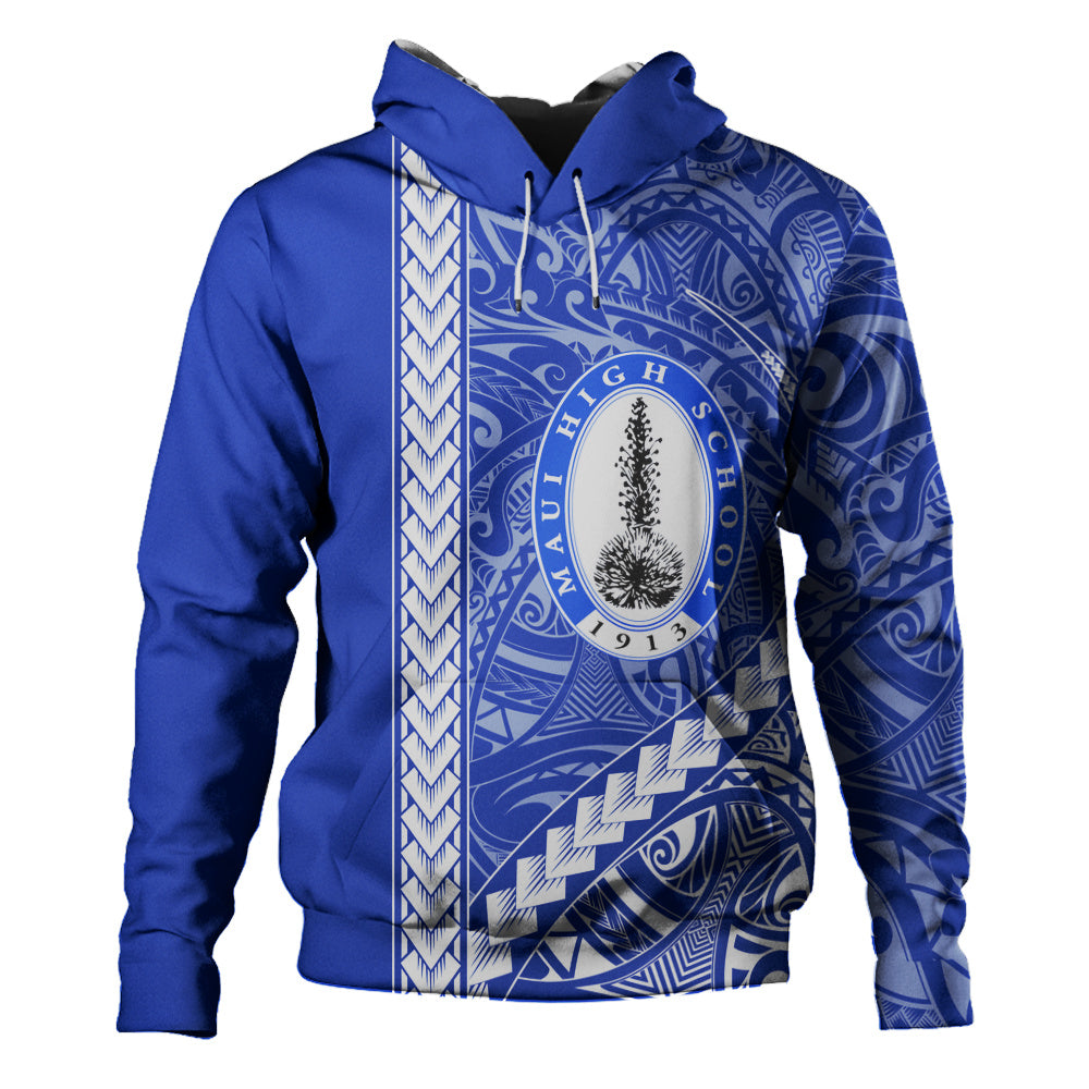 Maui High School Hoodie Tribal Polynesian Pride Style