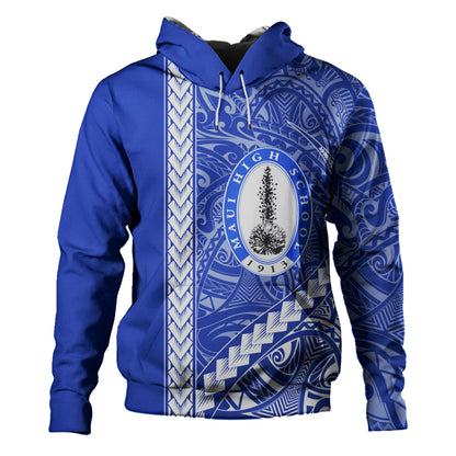 Maui High School Hoodie Tribal Polynesian Pride Style