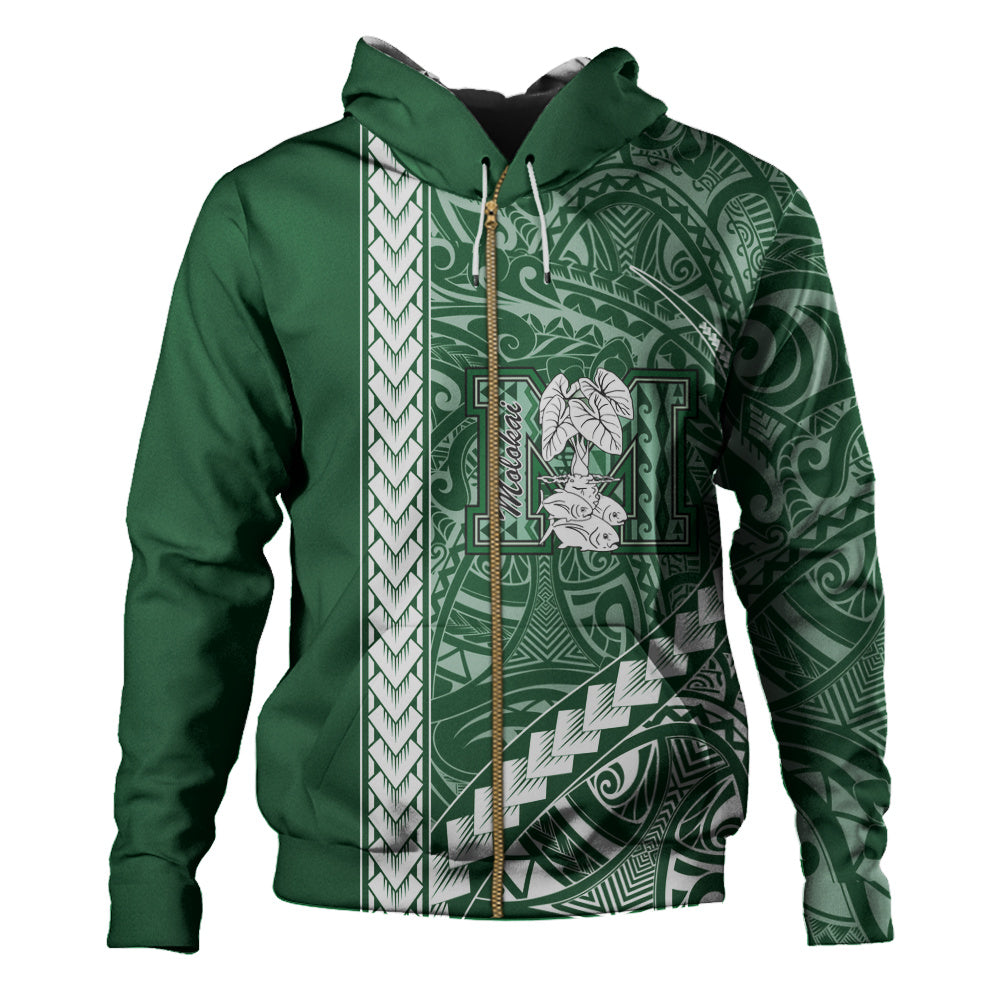 Molokaʻi High School Hoodie Tribal Polynesian Pride Style