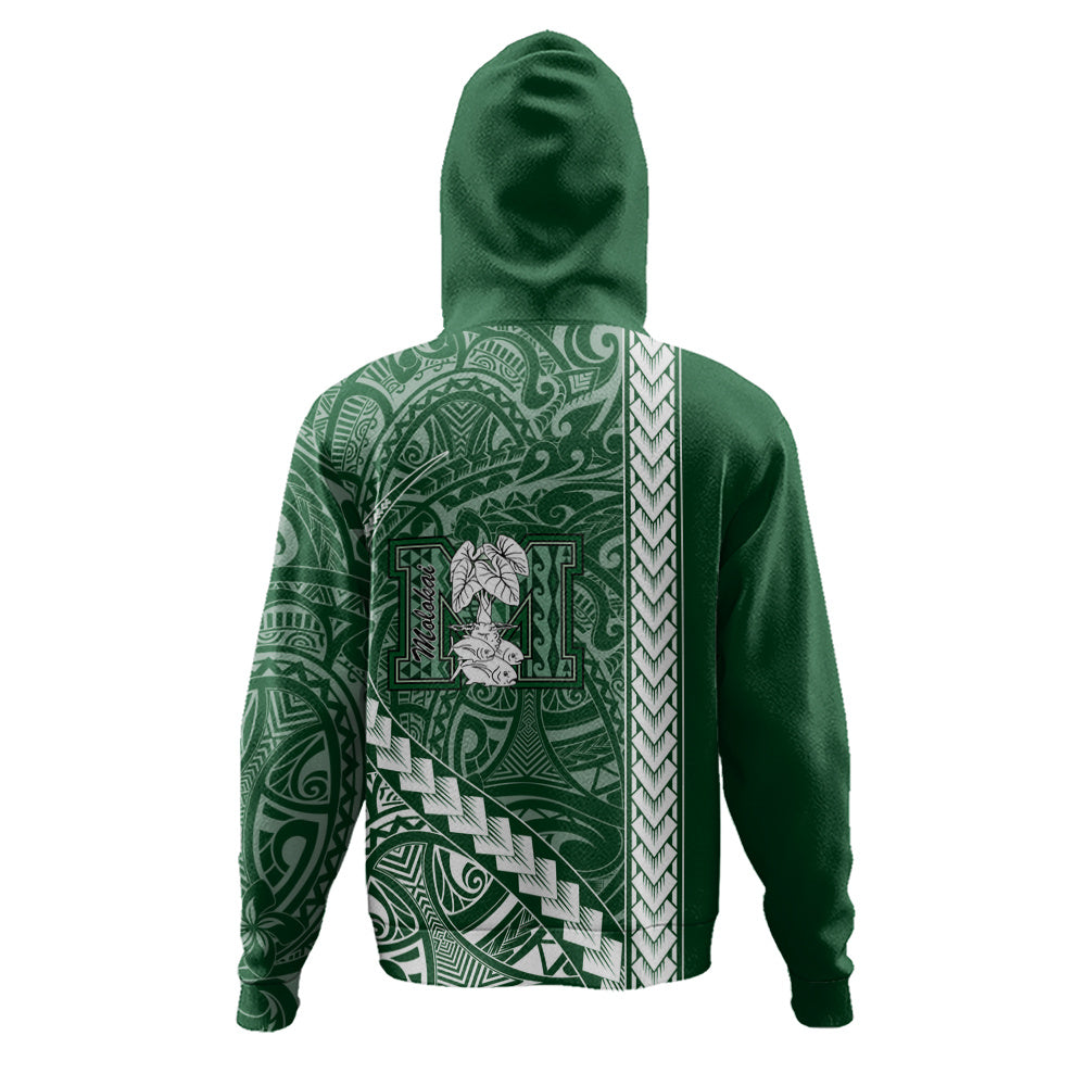 Molokaʻi High School Hoodie Tribal Polynesian Pride Style