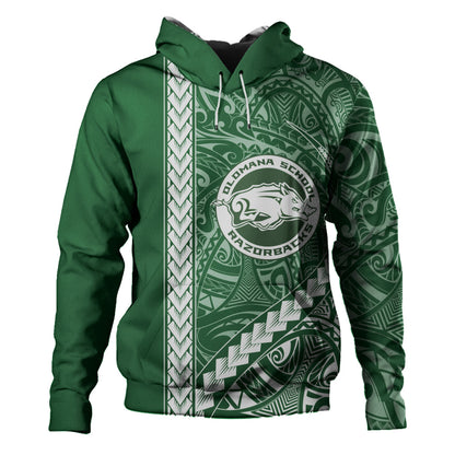 Olomana High & Intermediate School Hoodie Tribal Polynesian Pride Style