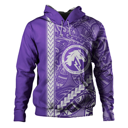 Pearl City High School (Hawaii) Hoodie Tribal Polynesian Pride Style