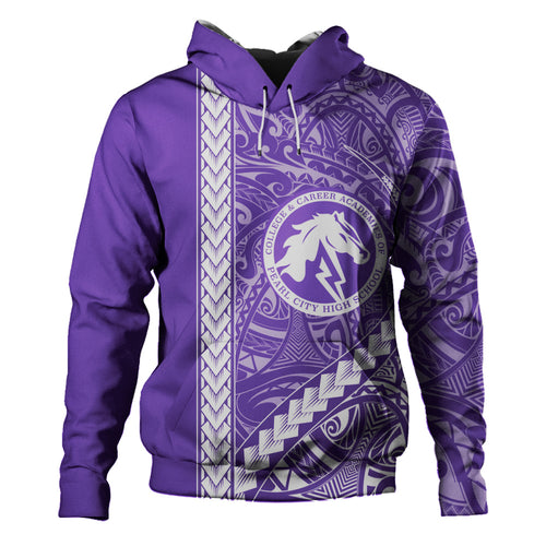 Pearl City High School (Hawaii) Hoodie Tribal Polynesian Pride Style