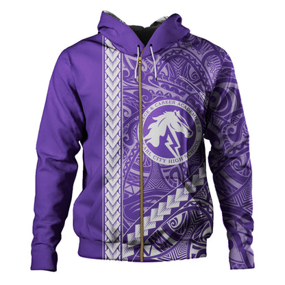 Pearl City High School (Hawaii) Hoodie Tribal Polynesian Pride Style