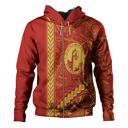 President Theodore Roosevelt High School Hoodie Tribal Polynesian Pride Style