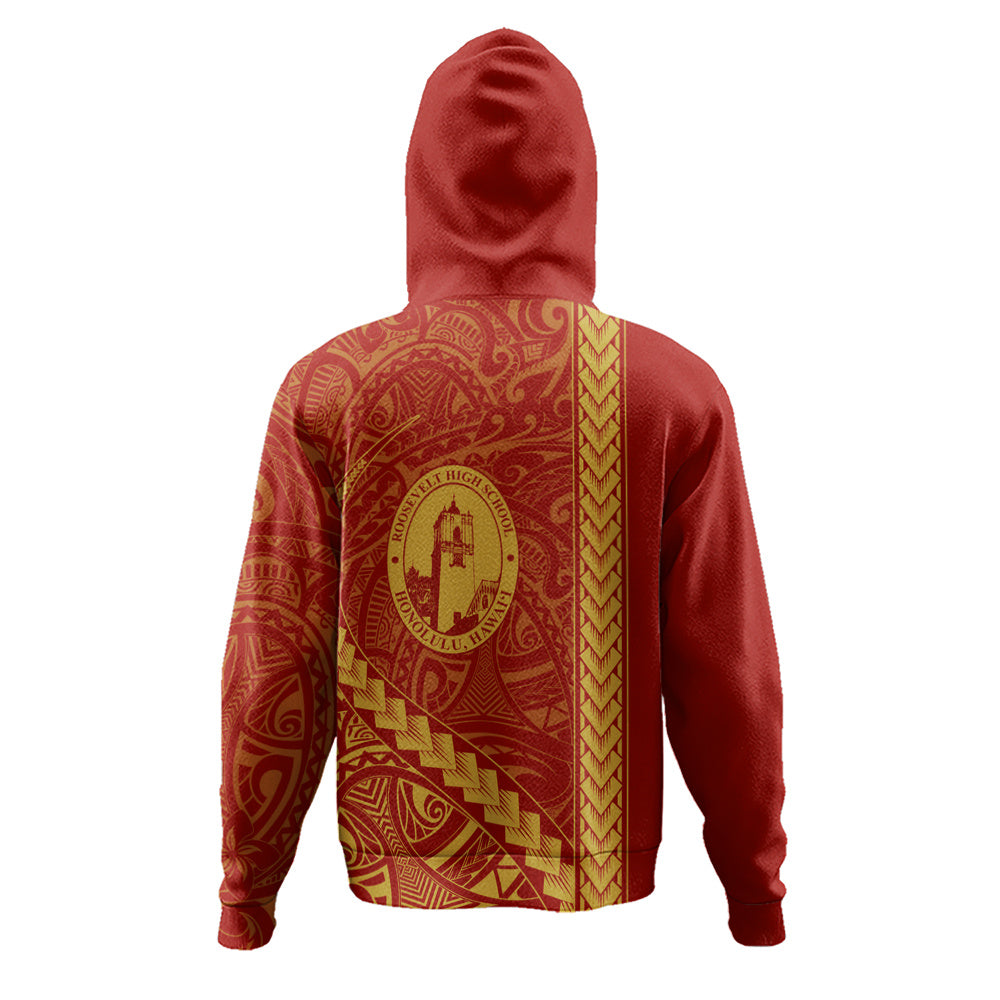 President Theodore Roosevelt High School Hoodie Tribal Polynesian Pride Style