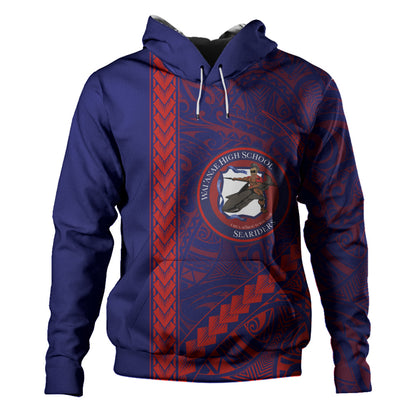 Waianae High School Hoodie Tribal Polynesian Pride Style
