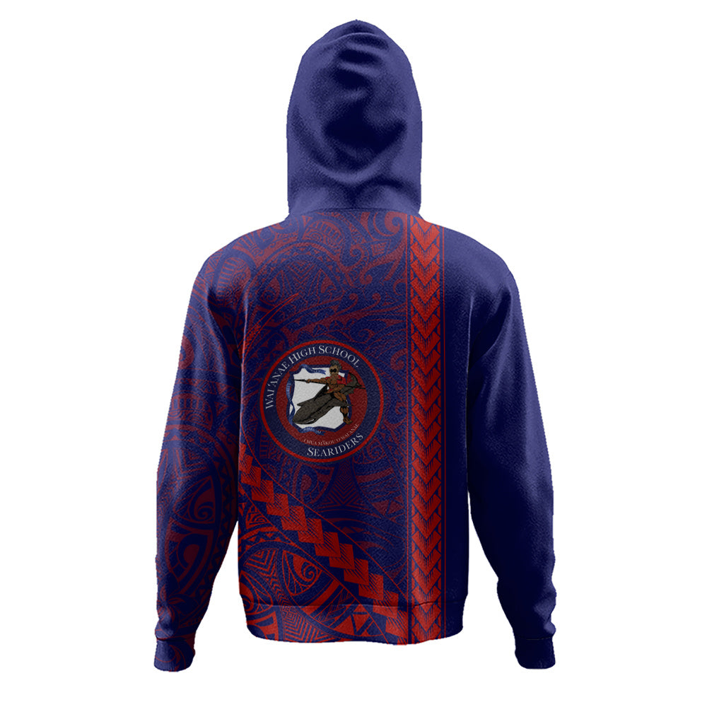Waianae High School Hoodie Tribal Polynesian Pride Style