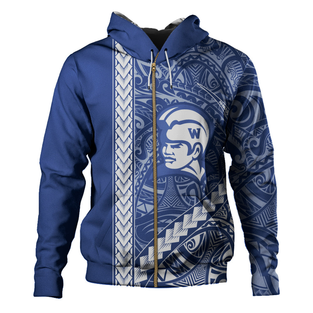 Waimea High School Hoodie Tribal Polynesian Pride Style