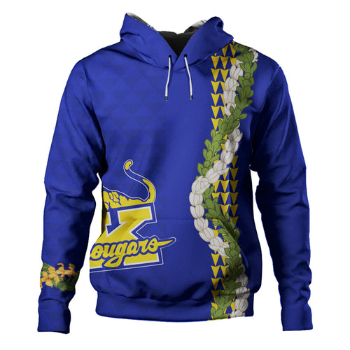 Henry J. Kaiser High School (Hawaii) Hoodie Puakenikeni Maile Flower Lei