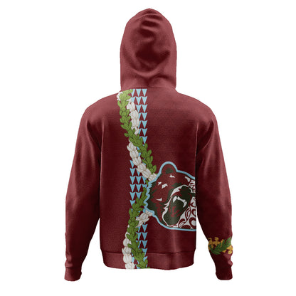 Henry Perrine Baldwin High School Hoodie Puakenikeni Maile Flower Lei