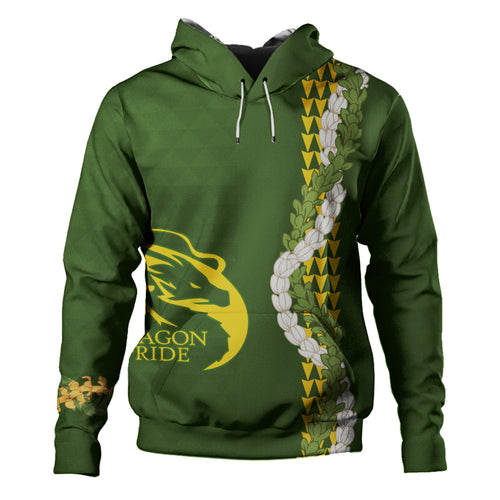 Honokaʻa High & Intermediate School Hoodie Puakenikeni Maile Flower Lei