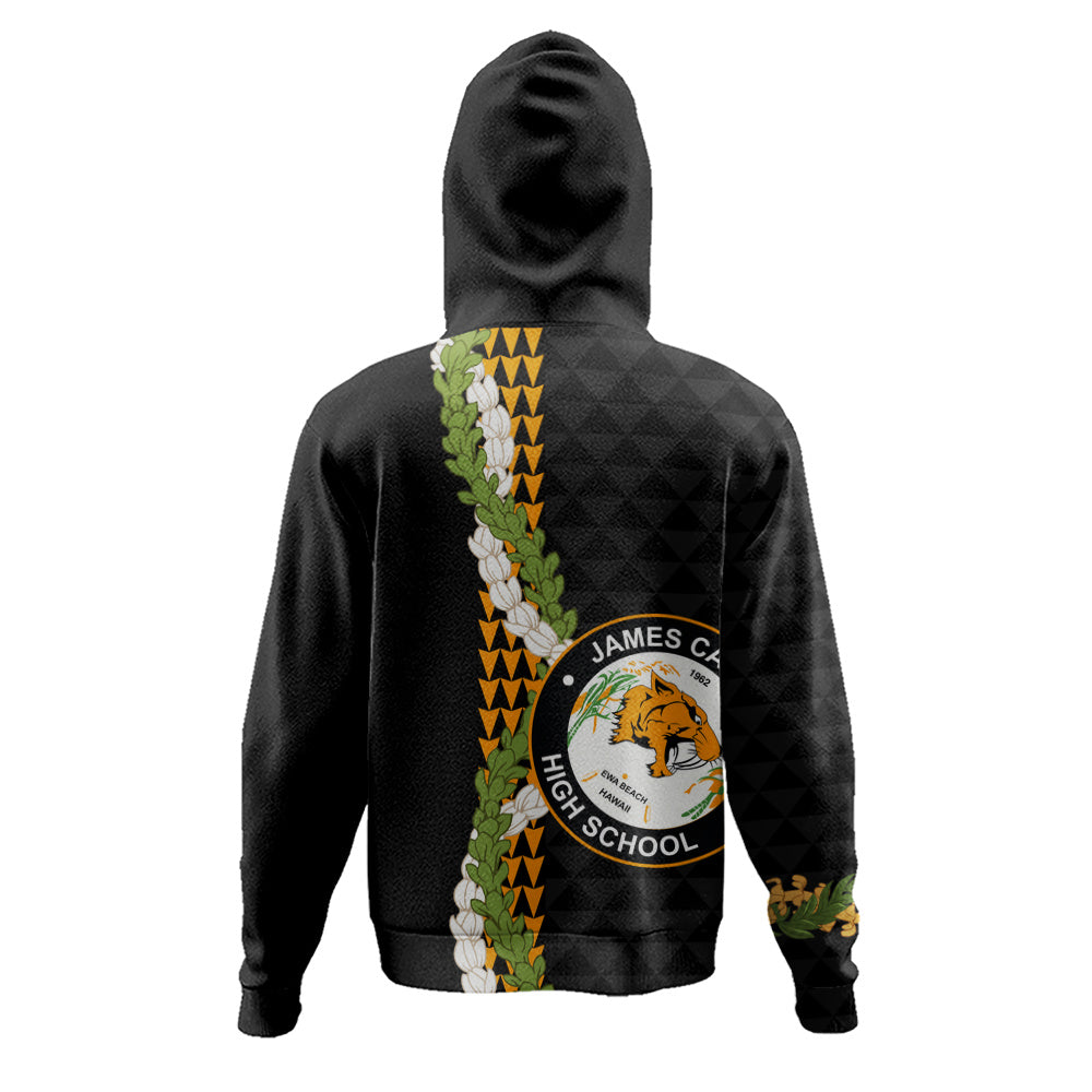James Campbell High School Hoodie Puakenikeni Maile Flower Lei