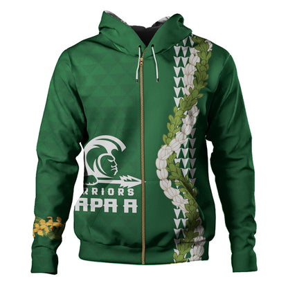 Kapaa High School Hoodie Puakenikeni Maile Flower Lei
