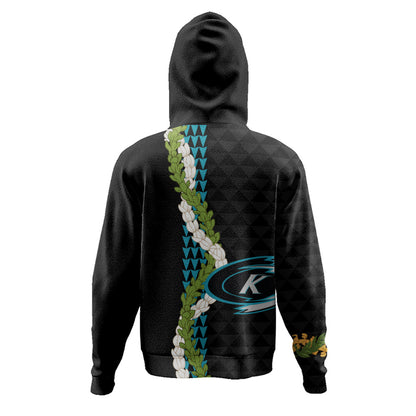 Kapolei High School Hoodie Puakenikeni Maile Flower Lei